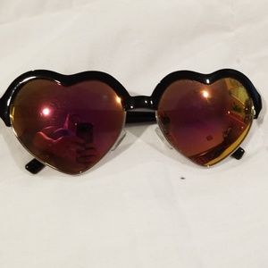 Cute heart shaped glasses NWT